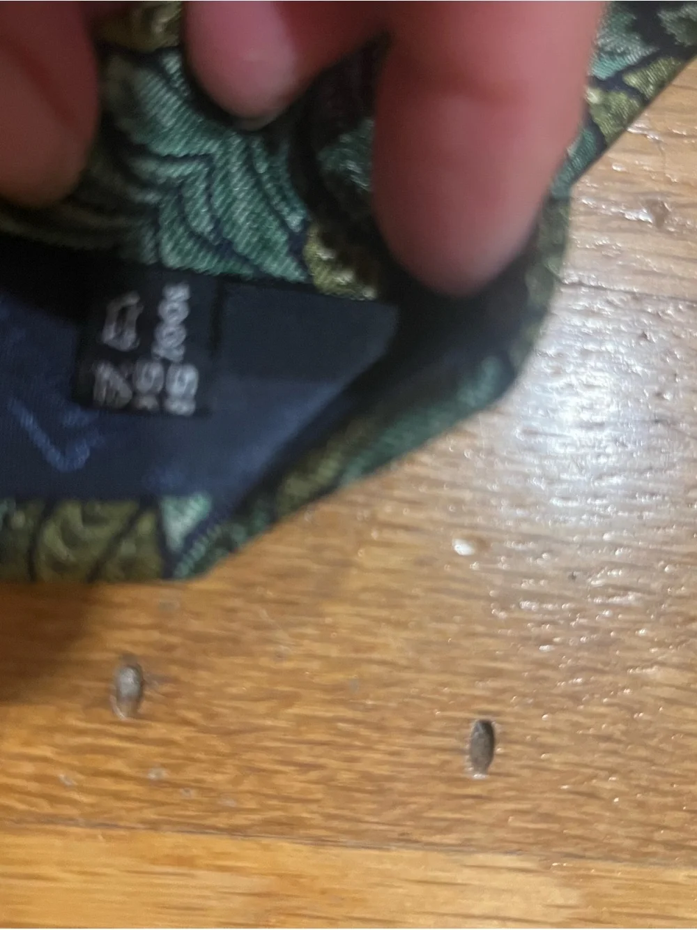Salvatore Ferragamo Teal and Gold Jacquard Pattern Tie